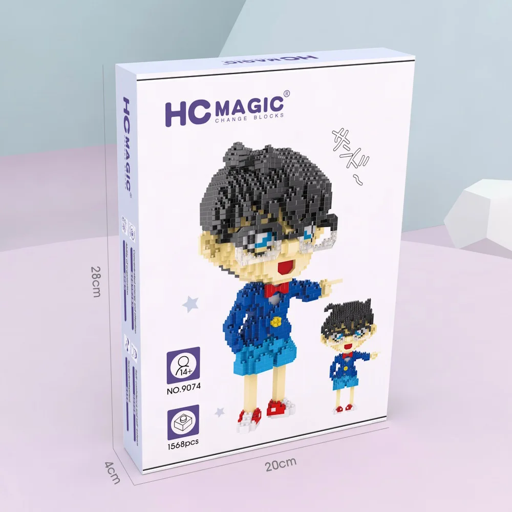 HC 9074 Anime Detective Conan Building Blocks Mirco 3D Model DIY 1568pcs Diamond Mini Bricks Figures Toy for Children
HC 9074 Anime Detective Conan Building Blocks Mirco 3D Model DIY 1568pcs Diamond Mini Bricks Figures Toy for Children