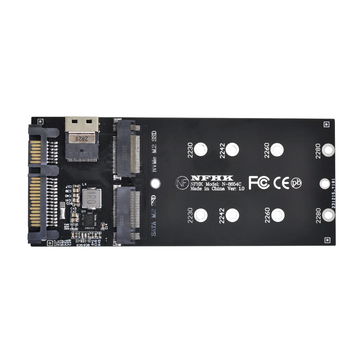 Chenyang SFF-8654 to U2 Kit NGFF M-Key to Slimline SAS NVME PCIe SSD SATA Adapter for Mainboard
Chenyang SFF-8654 to U2 Kit NGFF M-Key to Slimline SAS NVME PCIe SSD SATA Adapter for Mainboard