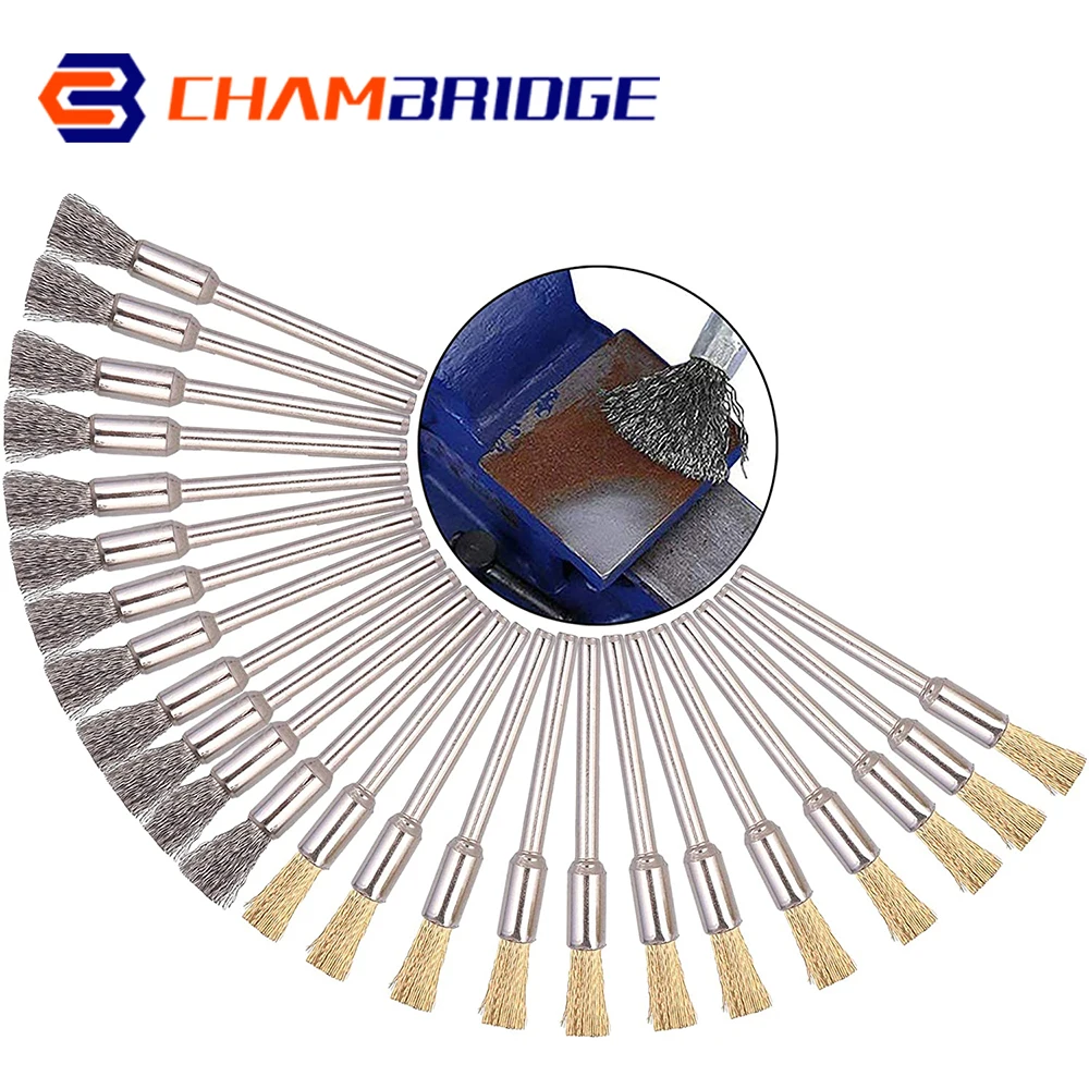 Набор щеток из нержавеющей стали и латуни с хвостовиком 1/8 дюйма для мини-дрели
Набор щеток из нержавеющей стали и латуни с хвостовиком 1/8 дюйма для мини-дрели