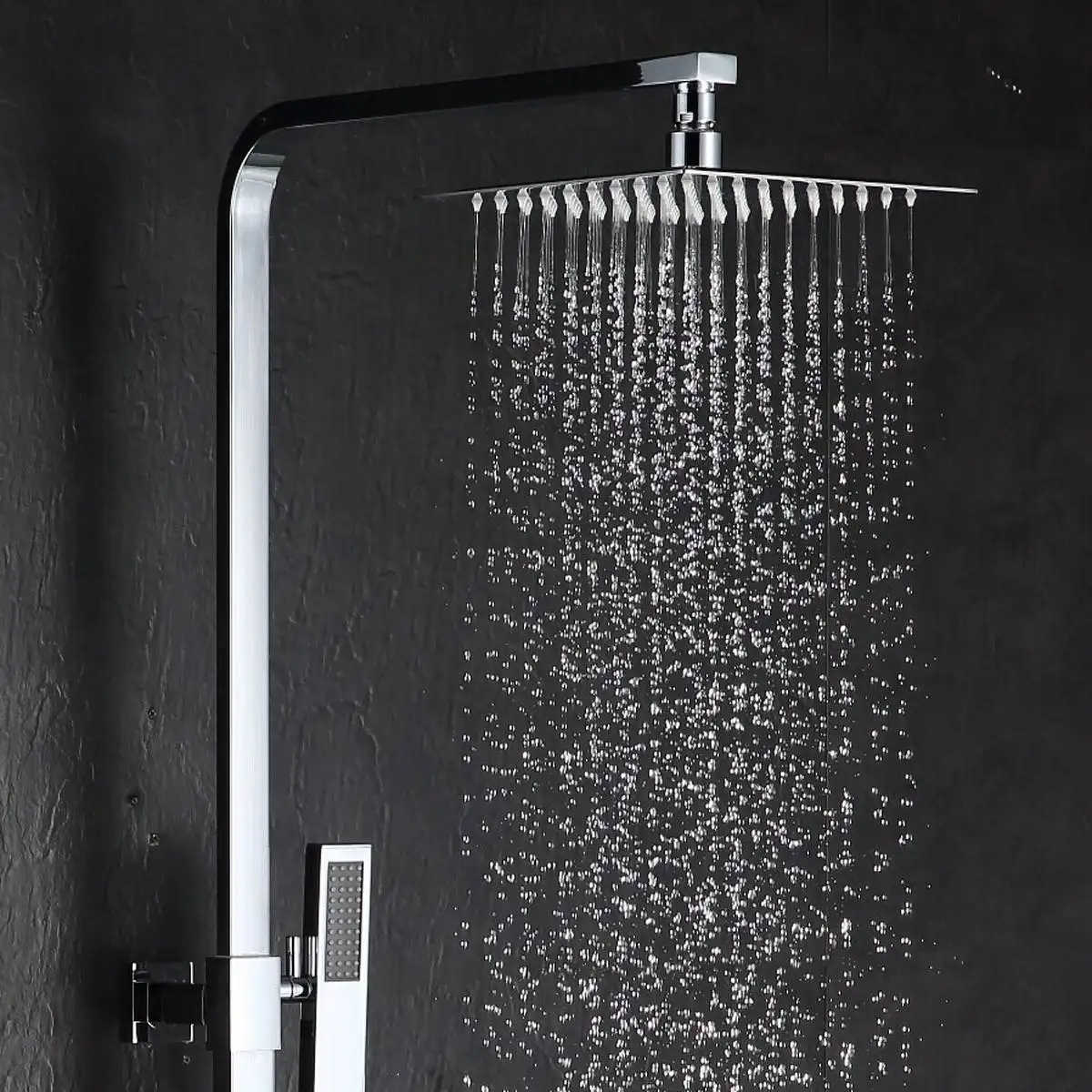 8 Square 20x20cm Stainless Steel Rain Shower Head Rainfall Bathroom Top Sprayer Thin high pressure
8 Square 20x20cm Stainless Steel Rain Shower Head Rainfall Bathroom Top Sprayer Thin high pressure