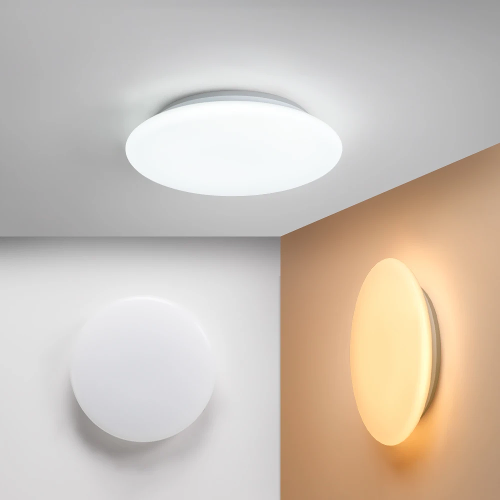 Smart ceiling light WiFi voice control APP remote control, RGB dimming color toning kitchen bedroom LED ceiling lamp
Smart ceiling light WiFi voice control APP remote control, RGB dimming color toning kitchen bedroom LED ceiling lamp