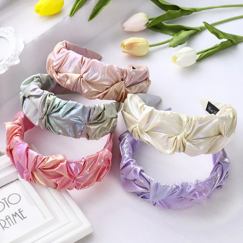 Bright Hair Accessories Wrinkled Headband Women Candy Solid Color Wide-brim Knotted Face Wash Hairband Headbands Girl Hair Band
Bright Hair Accessories Wrinkled Headband Women Candy Solid Color Wide-brim Knotted Face Wash Hairband Headbands Girl Hair Band