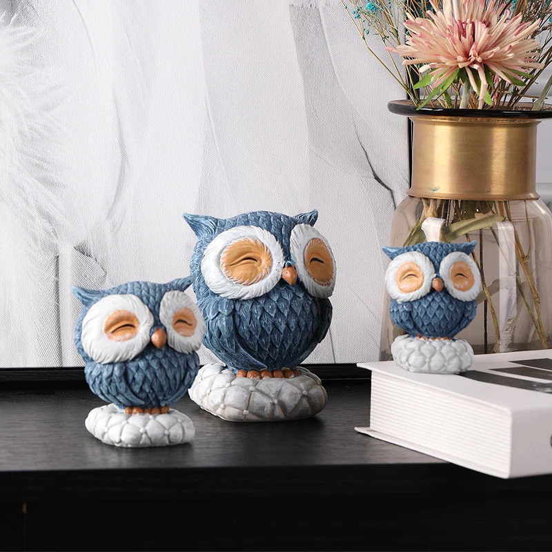 Creative owl home decor animal miniature figurines Arts and Crafts fairy garden home decoration accessories for living room
Creative owl home decor animal miniature figurines Arts and Crafts fairy garden home decoration accessories for living room