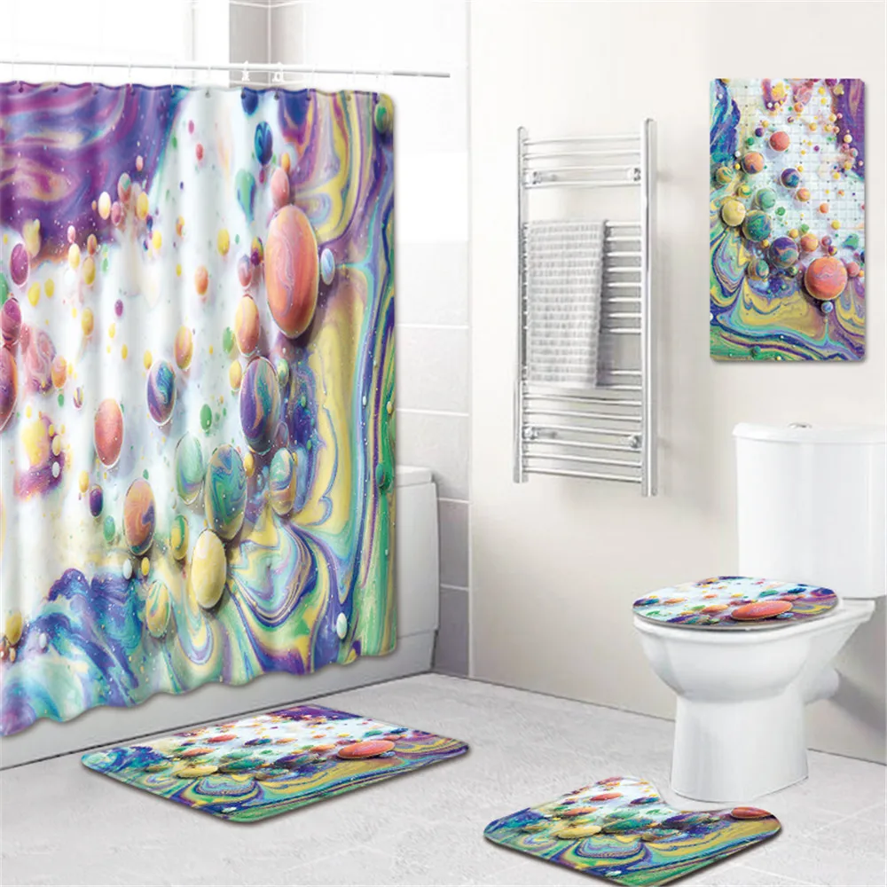 Colored Beads Shower Room Bath Mat Toilet Cover Foot Mat Bathtub Mat Environmentally Friendly Tasteless Shower Curtain
Colored Beads Shower Room Bath Mat Toilet Cover Foot Mat Bathtub Mat Environmentally Friendly Tasteless Shower Curtain