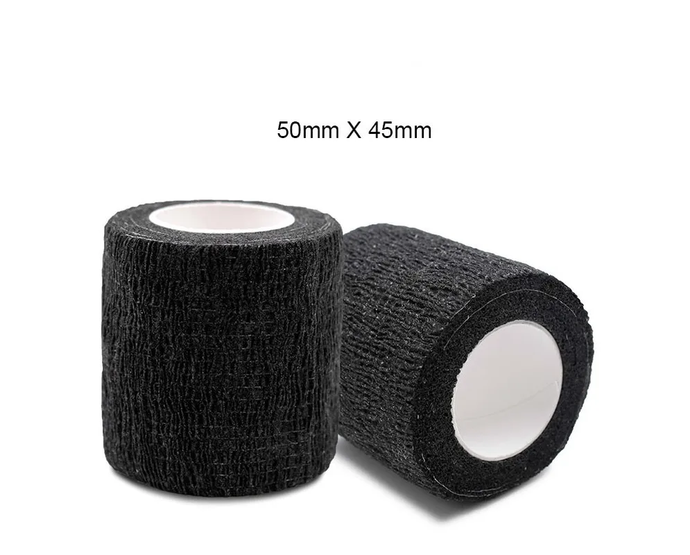 Black Self Adhesive Elastic Bandage Disposable Tattoo Grip Cover Tape Wrap Elastic Tattoo Bandage Rolls for Tattoo Machine
Black Self Adhesive Elastic Bandage Disposable Tattoo Grip Cover Tape Wrap Elastic Tattoo Bandage Rolls for Tattoo Machine