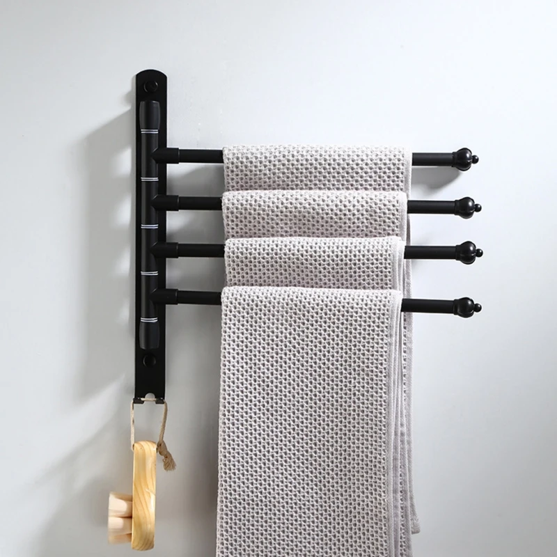2021 New Stainless Steel Punch-free Wall Mounted Bathroom Swivel Towel Bar with Hook Rods
2021 New Stainless Steel Punch-free Wall Mounted Bathroom Swivel Towel Bar with Hook Rods