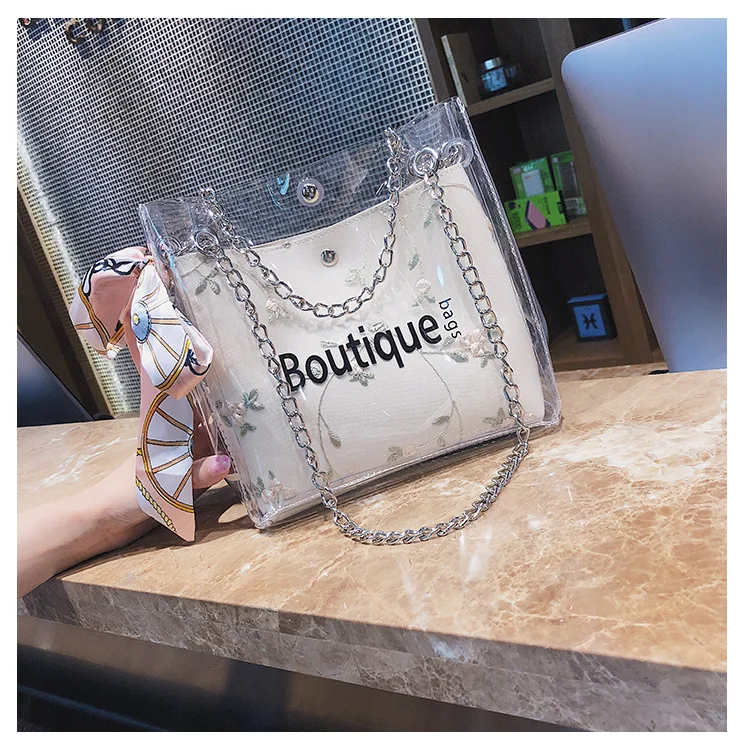 Fairy bag 2019 summer new small fresh lace jelly bag wild silk scarf bucket beach messenger bag fashion picture-mother bags
Fairy bag 2019 summer new small fresh lace jelly bag wild silk scarf bucket beach messenger bag fashion picture-mother bags