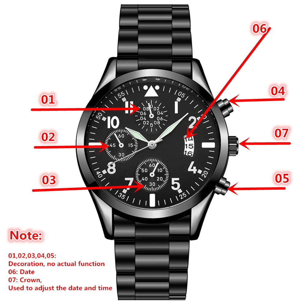 Quartz Wristwatch Luminous HEZHUKEJI Men's Watches Classic Calendar Mens Business Steel Watch Relogio Masculino Popular Saati Ho 
Quartz Wristwatch Luminous HEZHUKEJI Men's Watches Classic Calendar Mens Business Steel Watch Relogio Masculino Popular Saati Ho