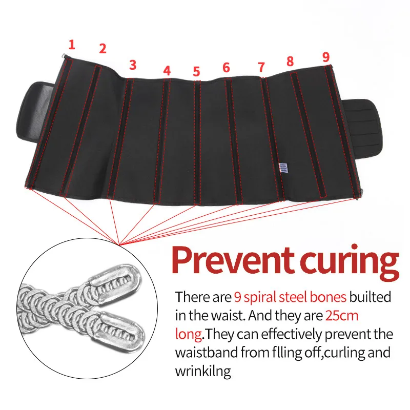 Women Neoprene Waist Trainer Slimming Sheath Belly Shaping Sweat Trimmer Belt Steel Boned Body Shaper Slimming Shapewear Corset
Women Neoprene Waist Trainer Slimming Sheath Belly Shaping Sweat Trimmer Belt Steel Boned Body Shaper Slimming Shapewear Corset