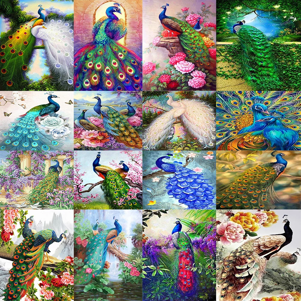DIY Peacock 5D Diamond Painting Round Drill Mosaic Diamont Embroidery Animal Cross Stitch Home Decor Christmas
DIY Peacock 5D Diamond Painting Round Drill Mosaic Diamont Embroidery Animal Cross Stitch Home Decor Christmas