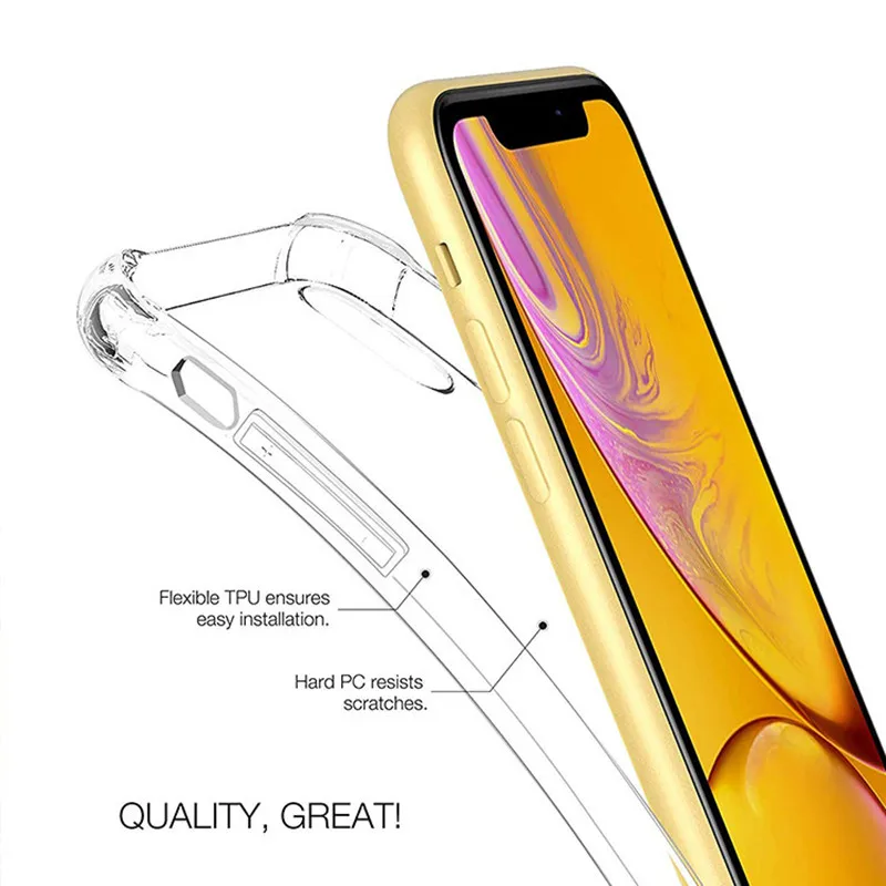 Crystal Clear Slim Soft TPU Airbag Phone Case for iPhone 13 Pro Max 13 Mini Shockproof Anti Fall Protection Cover
Crystal Clear Slim Soft TPU Airbag Phone Case for iPhone 13 Pro Max 13 Mini Shockproof Anti Fall Protection Cover
