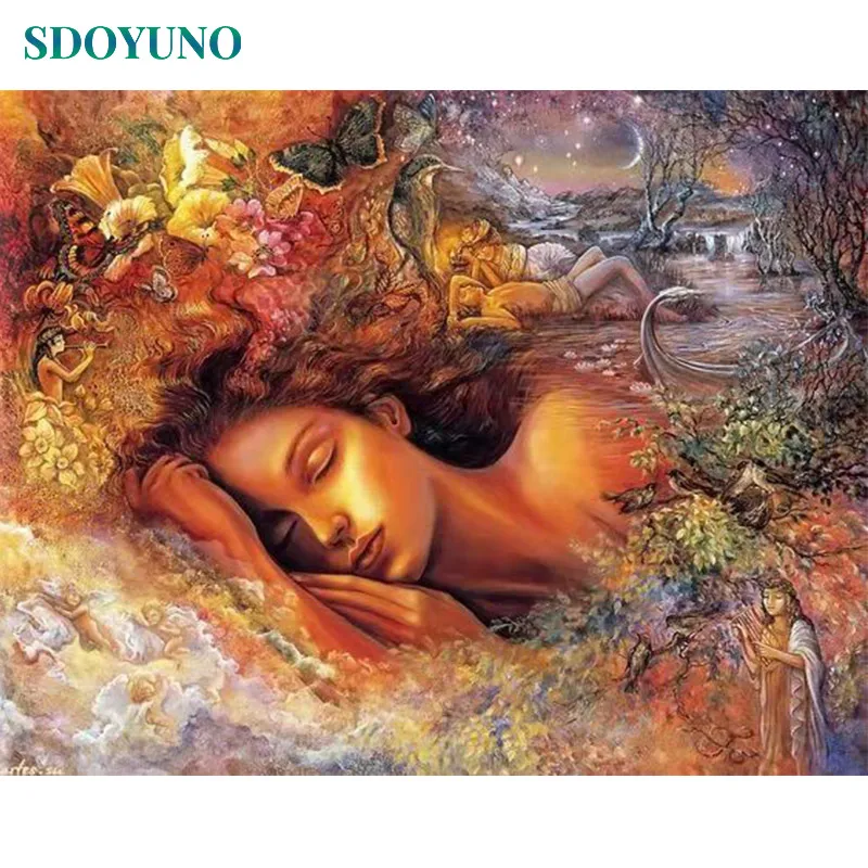 SDOYUNO 60x75cm Frameless Drawing By Numbers DIY sleeping Beauty Digital Painting Home Decor Painting By Numbers On Canvas
SDOYUNO 60x75cm Frameless Drawing By Numbers DIY sleeping Beauty Digital Painting Home Decor Painting By Numbers On Canvas