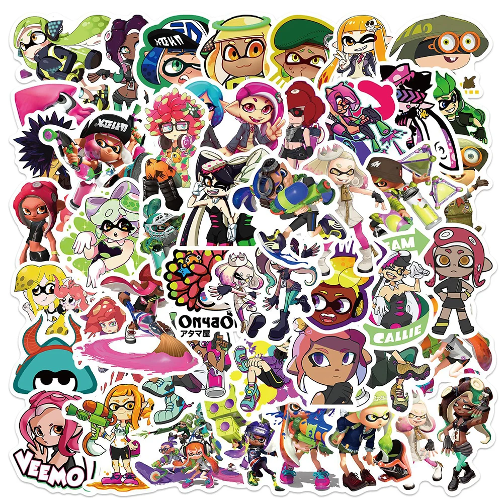 10/30/50PCS Game Splatoon Cartoon Stickers Skateboard Phone Laptop Guitar Luggage Car Bike Cool Graffiti Decal Kid Sticker Toys
10/30/50PCS Game Splatoon Cartoon Stickers Skateboard Phone Laptop Guitar Luggage Car Bike Cool Graffiti Decal Kid Sticker Toys