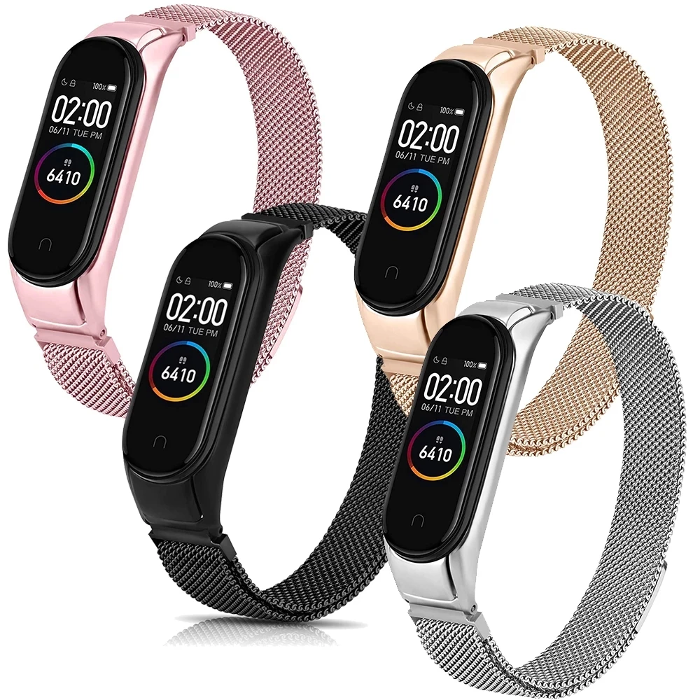 Used for Xiaomi Mi Band 5 6 stainless steel straps, Xiaomi Mi Band 3 and 4 smart bracelets stainless steel metal strap 
Used for Xiaomi Mi Band 5 6 stainless steel straps, Xiaomi Mi Band 3 and 4 smart bracelets stainless steel metal strap