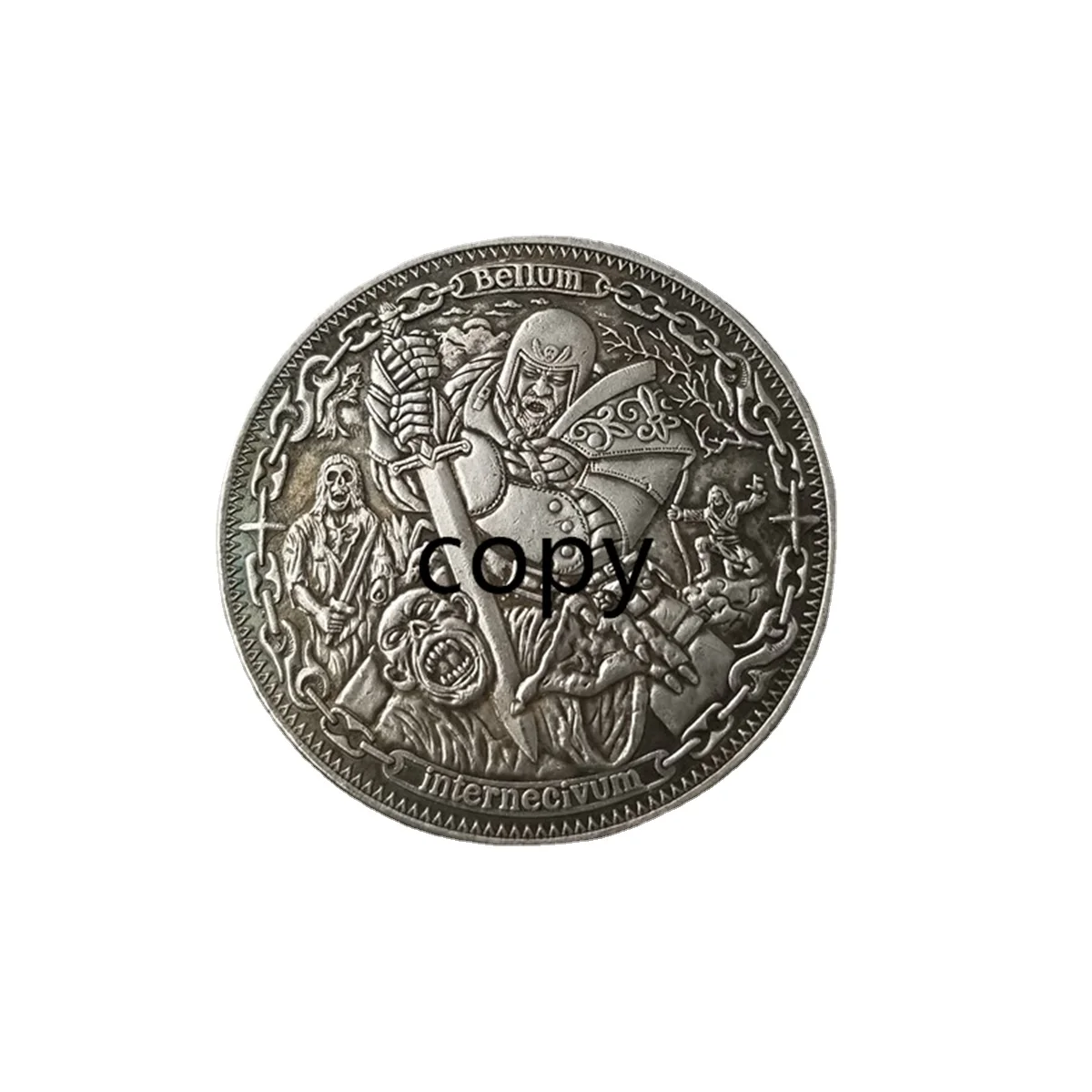 Skeleton Knight Rangers COIN US Coin Gift Challenge REPLICA Commemorative Coin - REPLICA Coin Medal Coins Collection
Skeleton Knight Rangers COIN US Coin Gift Challenge REPLICA Commemorative Coin - REPLICA Coin Medal Coins Collection