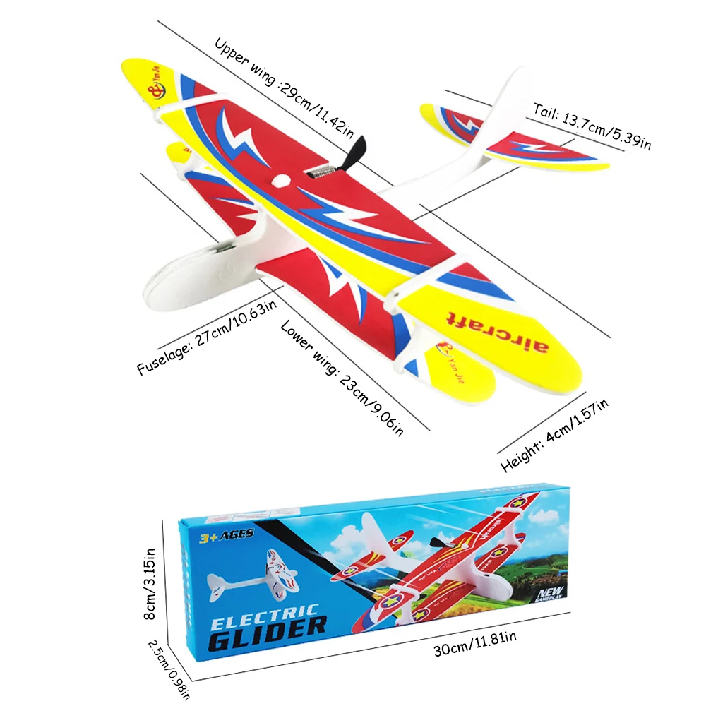 DIY Biplane Glider Foam USB Hand Throw Fly Plane Rechargeable Electric Aircraft Model Educational Toys For Children
DIY Biplane Glider Foam USB Hand Throw Fly Plane Rechargeable Electric Aircraft Model Educational Toys For Children