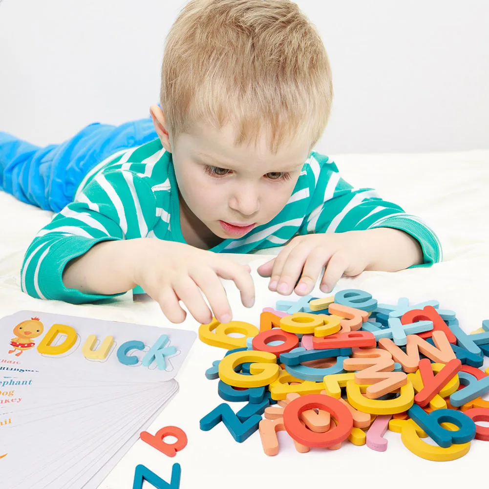 Wooden Alphabet Letter Learning Cards Spelling Word Practice Kids Learning Educational Toy for Children Kid Gift
Wooden Alphabet Letter Learning Cards Spelling Word Practice Kids Learning Educational Toy for Children Kid Gift