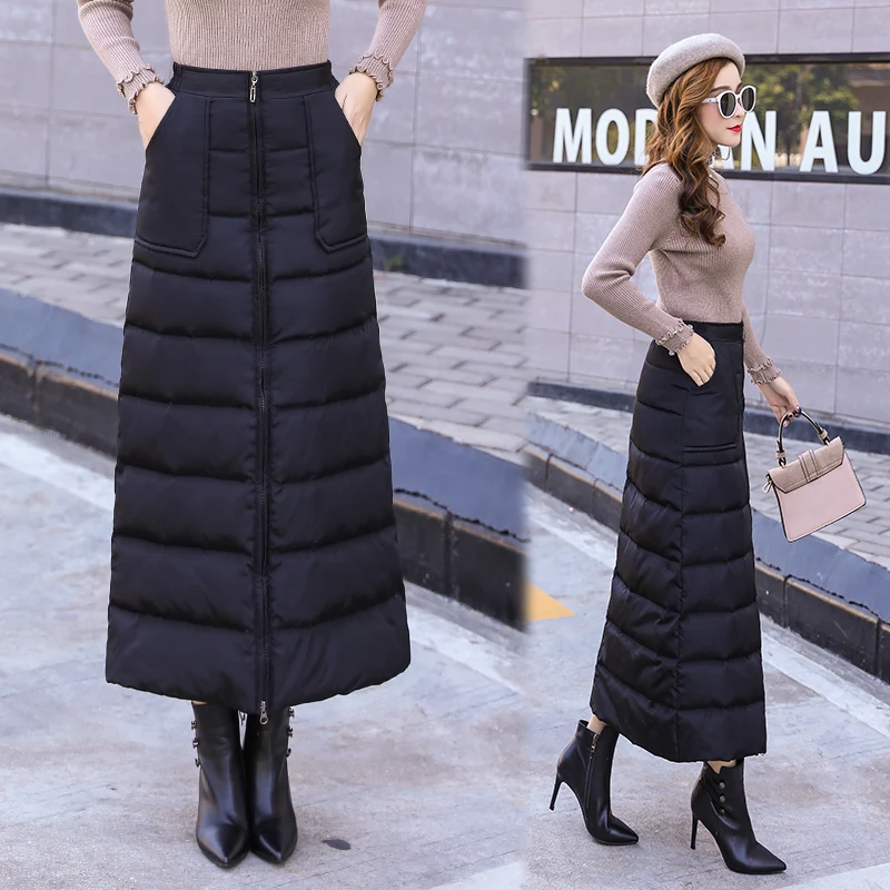 HStar Women Down Skirt Vintage Winter Elegant Long Skirt High Waist Female Skirt Zipper Maxi Skirt Faldas Bottoms
HStar Women Down Skirt Vintage Winter Elegant Long Skirt High Waist Female Skirt Zipper Maxi Skirt Faldas Bottoms