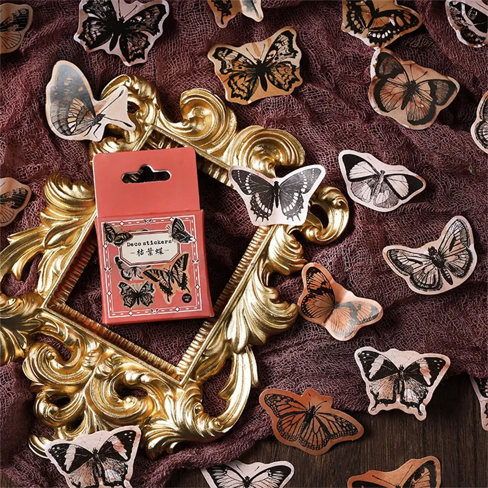 46pcs Journal Planner Flower Boxed Butterfly Label Diary Decorative Stickers Scrapbooking Mini Stickers Sticker
46pcs Journal Planner Flower Boxed Butterfly Label Diary Decorative Stickers Scrapbooking Mini Stickers Sticker