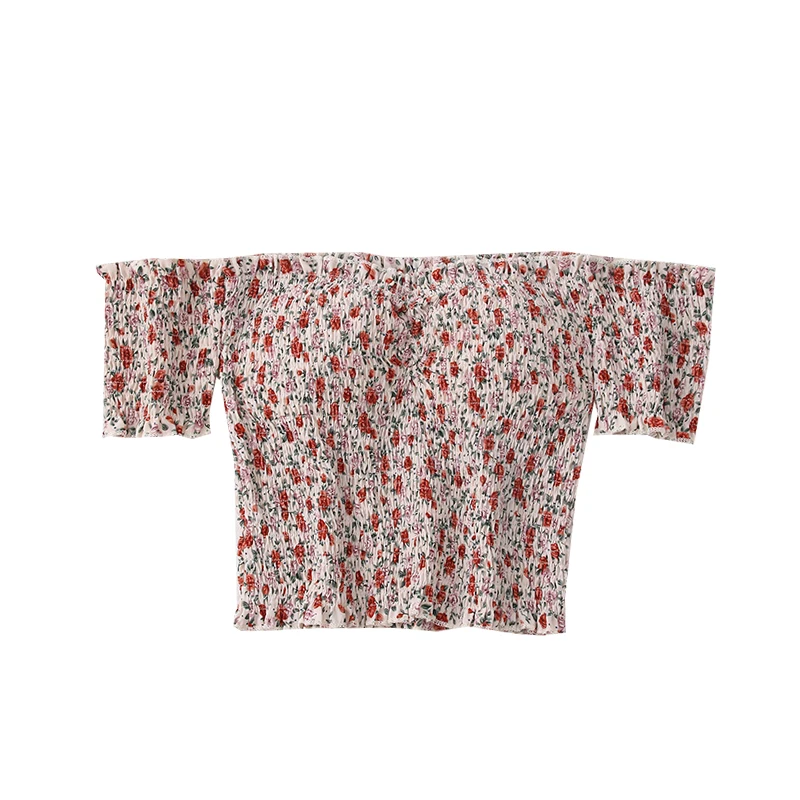 Summer Puff Sleeve Women Blouse Shirts Elegant Hot Sexy Backless Floral Print Crop Tops Fashion Blusas
Summer Puff Sleeve Women Blouse Shirts Elegant Hot Sexy Backless Floral Print Crop Tops Fashion Blusas
