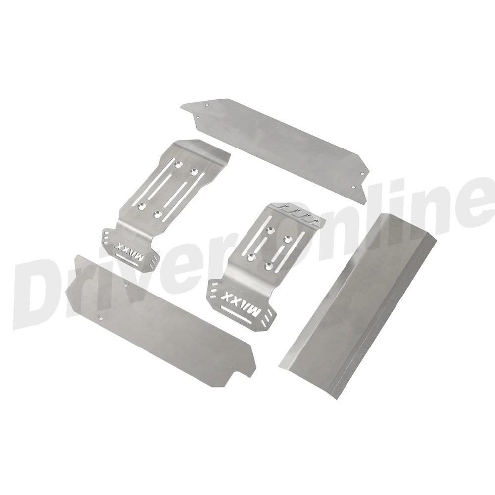 Stainless Steel Chassis Armor Protection Skid Plate for 1/10 RC Monster Truck MAXX 89076-4 Upgrade Parts
Stainless Steel Chassis Armor Protection Skid Plate for 1/10 RC Monster Truck MAXX 89076-4 Upgrade Parts