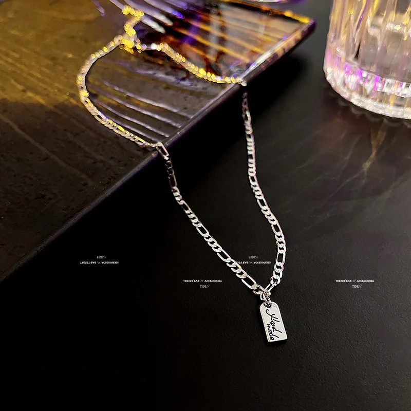 Wholesale New Korean Style Ins Trendy Fashion Internet Celebrity Same Type Hip Hop Tag Necklace Women's Metal Choker Chain
Wholesale New Korean Style Ins Trendy Fashion Internet Celebrity Same Type Hip Hop Tag Necklace Women's Metal Choker Chain