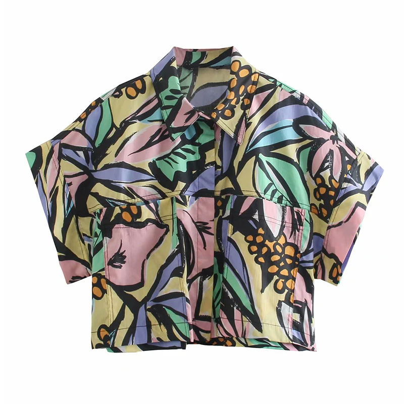 ZA 2021 Summer Women Blouses New Arrival Floral Printed Shirts Office Lady Female Tops Single Breasted Turn Down Collar Blouses
ZA 2021 Summer Women Blouses New Arrival Floral Printed Shirts Office Lady Female Tops Single Breasted Turn Down Collar Blouses