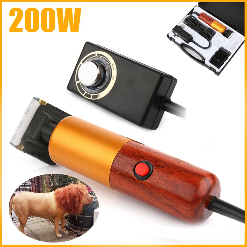 Professional 200W High Power Pet Hair Trimmer Dog Cutter Clipper Cat Haircut Grooming Kit Electric Shaver Machine For Animals
Professional 200W High Power Pet Hair Trimmer Dog Cutter Clipper Cat Haircut Grooming Kit Electric Shaver Machine For Animals