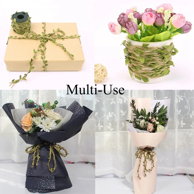 2PCS Artificial Vine Natural Hemp Rope Fake Green Ivy Leaves for Macrame Wall Decor Home Garden Decor Party Supplies
2PCS Artificial Vine Natural Hemp Rope Fake Green Ivy Leaves for Macrame Wall Decor Home Garden Decor Party Supplies
