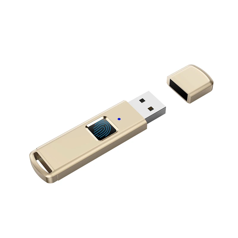 

32GB 64GB 128GB USB 3.0 Fingerprint Encrypted USB Flash Drives Recognition Pen Support Android High Speed Write 50M Read 100M/S