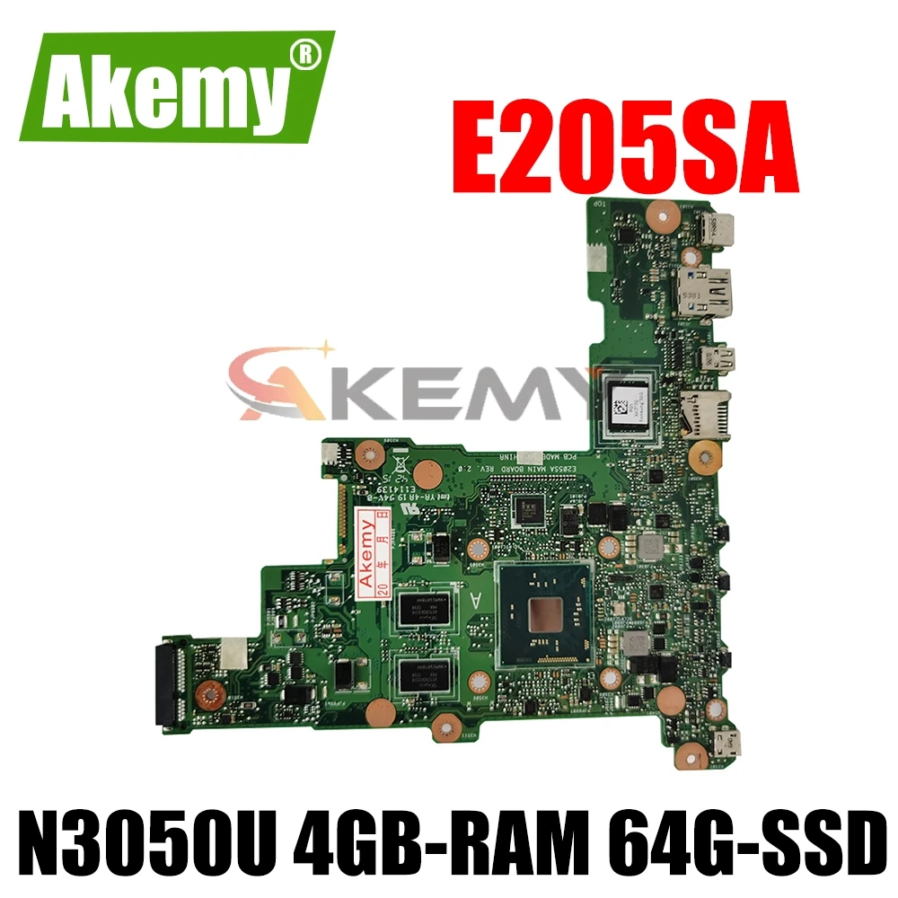 SAMXINNO E205SA Motherboard For ASUS TP200SA E205S E205SA Laotop Mainboard with N3050U 4GB-RAM 64G-SSD
SAMXINNO E205SA Motherboard For ASUS TP200SA E205S E205SA Laotop Mainboard with N3050U 4GB-RAM 64G-SSD