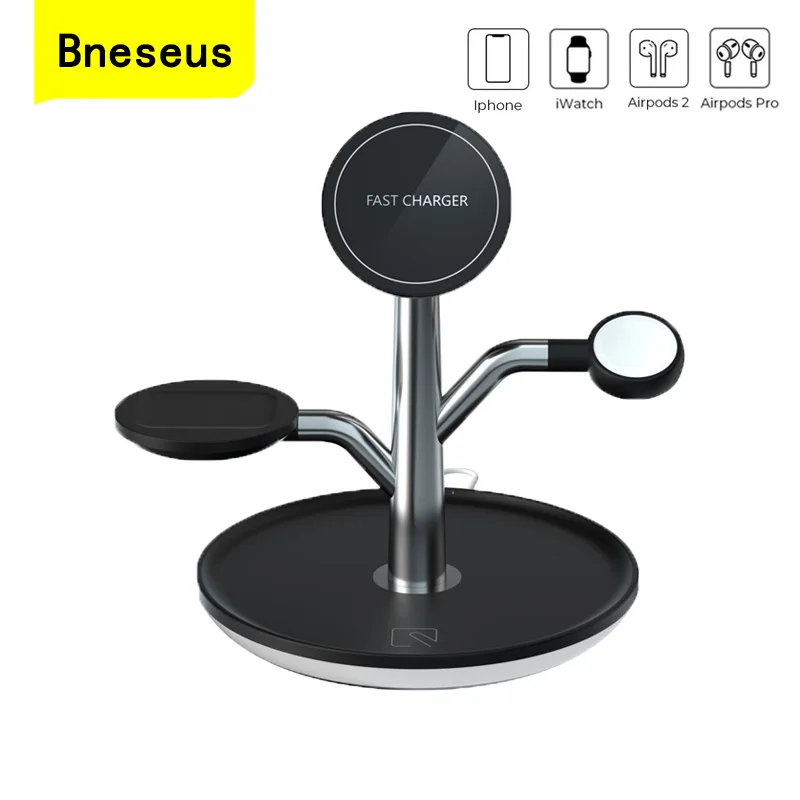 Bneseus 3 In 1 Magnetic Wireless Charger For Apple Watch iWatch AirPods Pro 15W Qi Fast Charging Phone Holder for Iphone Samsung
Bneseus 3 In 1 Magnetic Wireless Charger For Apple Watch iWatch AirPods Pro 15W Qi Fast Charging Phone Holder for Iphone Samsung