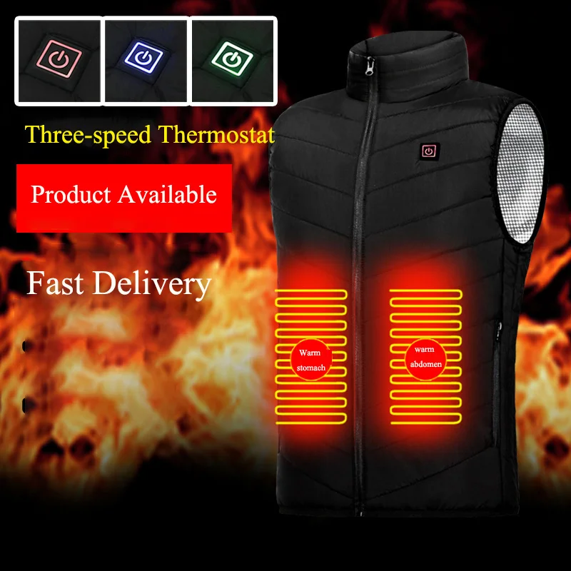 Thermal Vest Jacket Heating Vest Padded Jacket Men Vest Veste Chauffante 9 PSC Heated Vest Men Women USB Electric Heated Jacket 
Thermal Vest Jacket Heating Vest Padded Jacket Men Vest Veste Chauffante 9 PSC Heated Vest Men Women USB Electric Heated Jacket