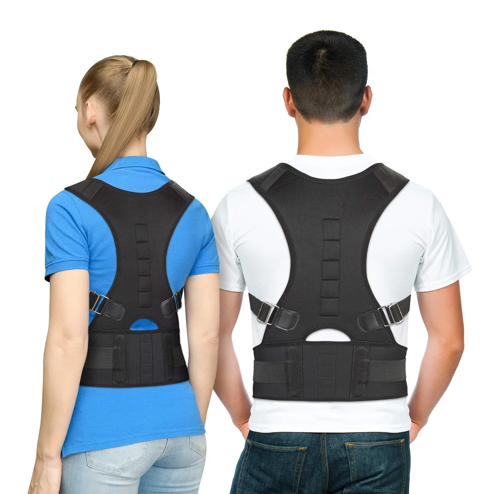 Posture Corrector Magnetic Therapy Posture Corrector Brace Adjustable Shoulder Back Brace Support Belt NO Slouching
Posture Corrector Magnetic Therapy Posture Corrector Brace Adjustable Shoulder Back Brace Support Belt NO Slouching