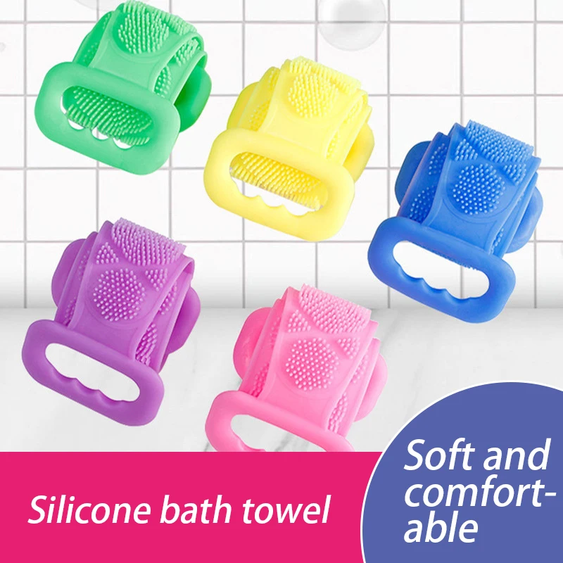 New Magic Silicone Bath Towel, Strong Rubbing The Back Exfoliating The Dead Skin And Saving Effort Household Clean Shower Brush 
New Magic Silicone Bath Towel, Strong Rubbing The Back Exfoliating The Dead Skin And Saving Effort Household Clean Shower Brush