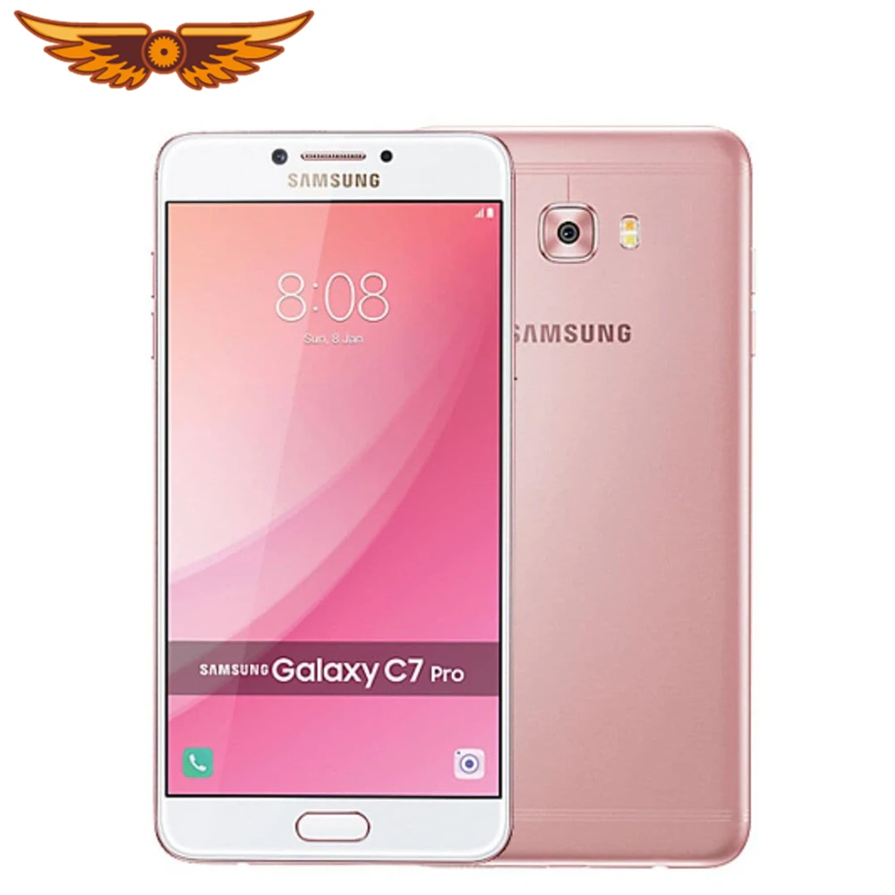 

Оригинальный разблокированный Samsung Galaxy C7 Pro, 5,7 дюйма, Восьмиядерный, 4 Гб ОЗУ, 64 Гб ПЗУ, 16 МП, LTE, две SIM-карты, сканер отпечатков пальцев, Android, мобильный телефон