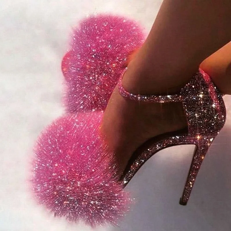 2020 New Arrivals Large Size Thin High Heels Summer Pink Sandals Woman Shoes Shinning Fur Party Bling Women Shoes Lady Footwear
2020 New Arrivals Large Size Thin High Heels Summer Pink Sandals Woman Shoes Shinning Fur Party Bling Women Shoes Lady Footwear