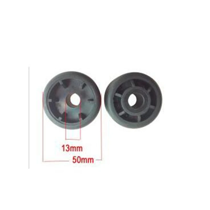 Новые задние колеса для Johnson T921 T922 T931ID100 T308, 2 шт., внутренний диаметр 13 мм, внешний диаметр 50 мм