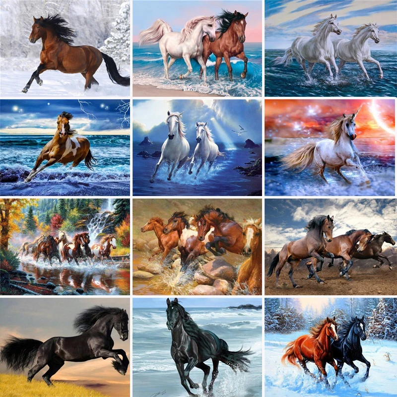 Diamond Painting cross stitch animal Mosaic Making art Horse Full Square Diamond Embroidery Picture Rhinestone Home Decoration
Diamond Painting cross stitch animal Mosaic Making art Horse Full Square Diamond Embroidery Picture Rhinestone Home Decoration