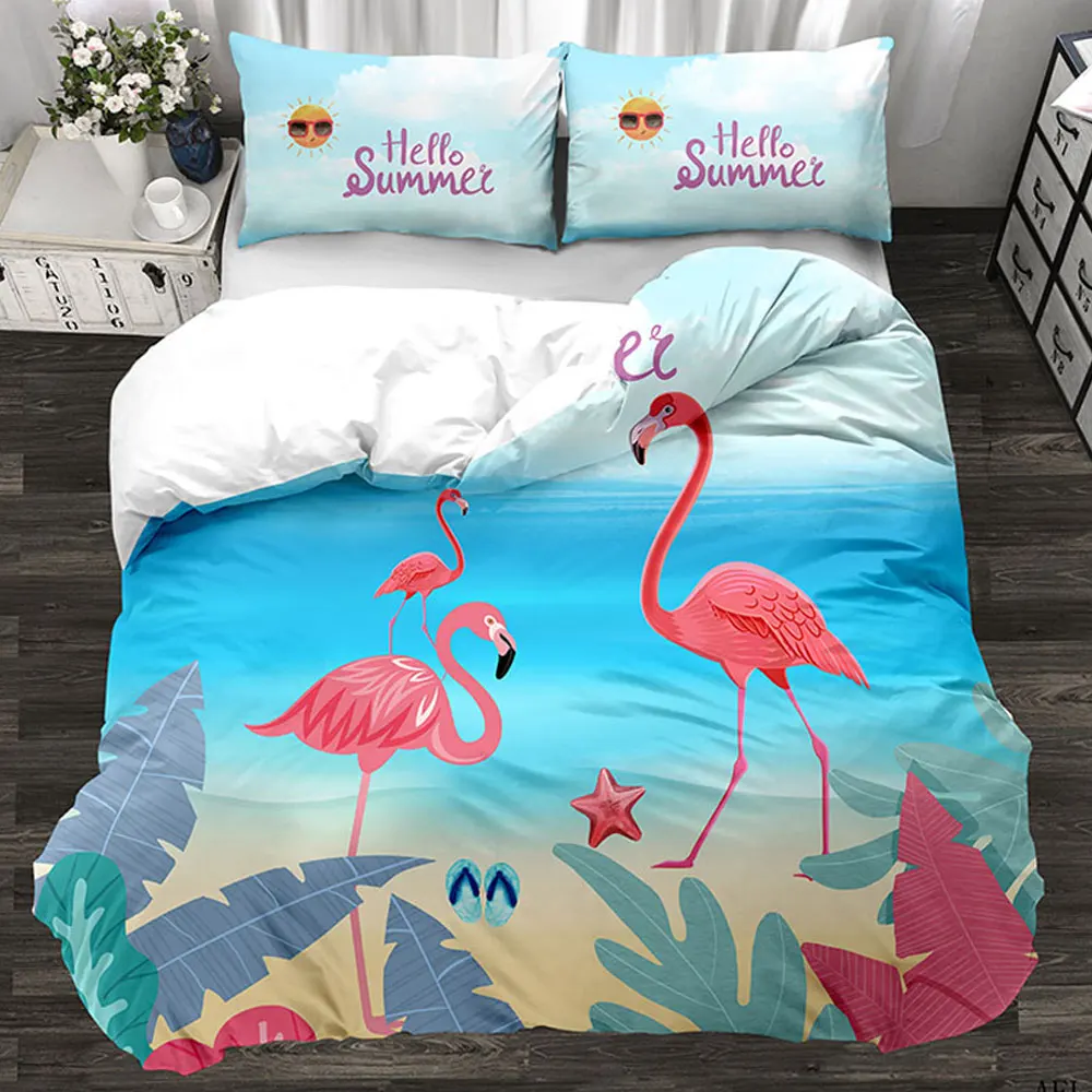 Bedding Set luxury Flamingo red 3/4pcs Family Set Sheet Duvet Cover Pillowcase Boys Room flat sheet Green Bedclothes 3pcs
Bedding Set luxury Flamingo red 3/4pcs Family Set Sheet Duvet Cover Pillowcase Boys Room flat sheet Green Bedclothes 3pcs