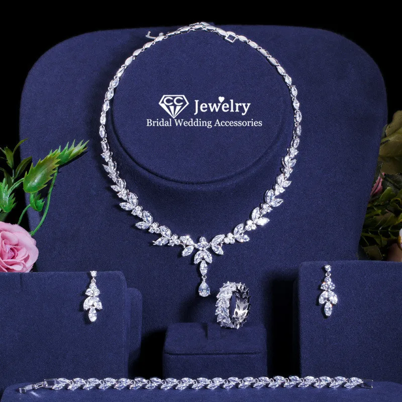 CC Свадебные Ювелирные наборы ожерелье серьги подвеска браслет кольцо обручальные аксессуары в форме листа бижутерия для вечерние кубическ...
CC Свадебные Ювелирные наборы ожерелье серьги подвеска браслет кольцо обручальные аксессуары в форме листа бижутерия для вечерние кубическ...
