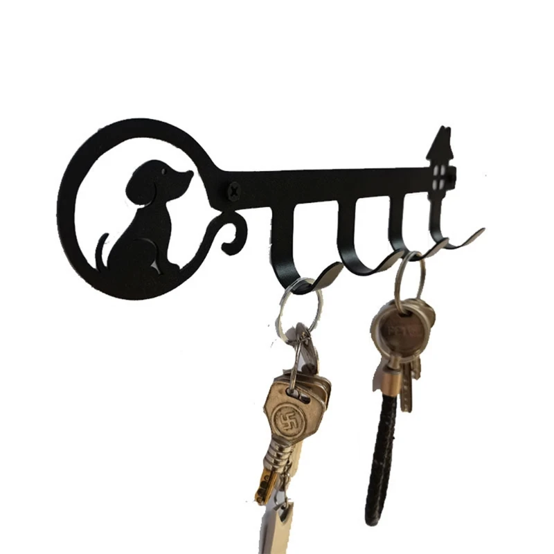 Wall Mounted Key Holder 4 Hooks Hanging Rack Cute Dog Decorative for Coat Clothes Towel Hat Handbag Organizer
Wall Mounted Key Holder 4 Hooks Hanging Rack Cute Dog Decorative for Coat Clothes Towel Hat Handbag Organizer