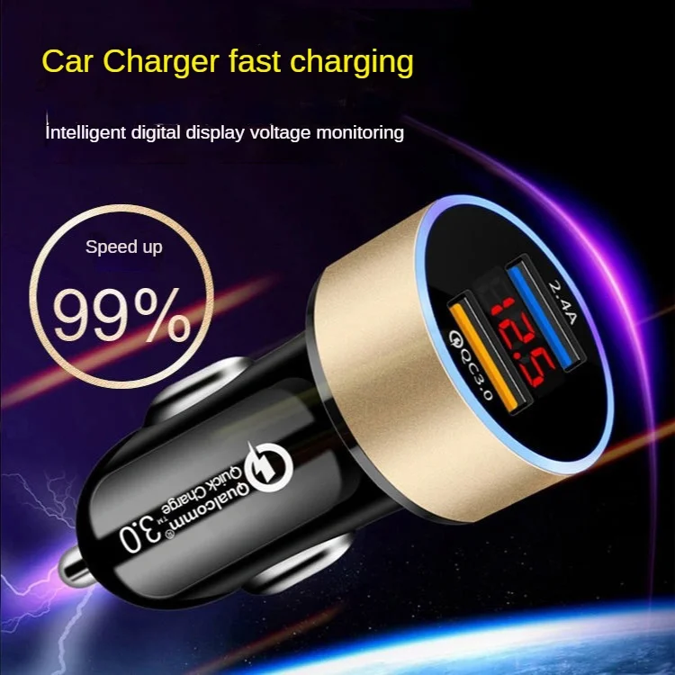 Dual USB Car Fast Charger Car Accessories 2 Port Cigarette Lighter Adapter Fast Charger USB Power Adapter for All Smart Phones
Dual USB Car Fast Charger Car Accessories 2 Port Cigarette Lighter Adapter Fast Charger USB Power Adapter for All Smart Phones