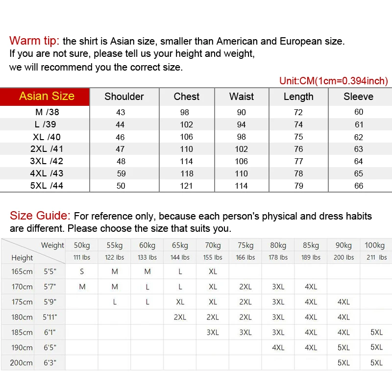 Men's shirts long sleeve
Men's shirts long sleeve