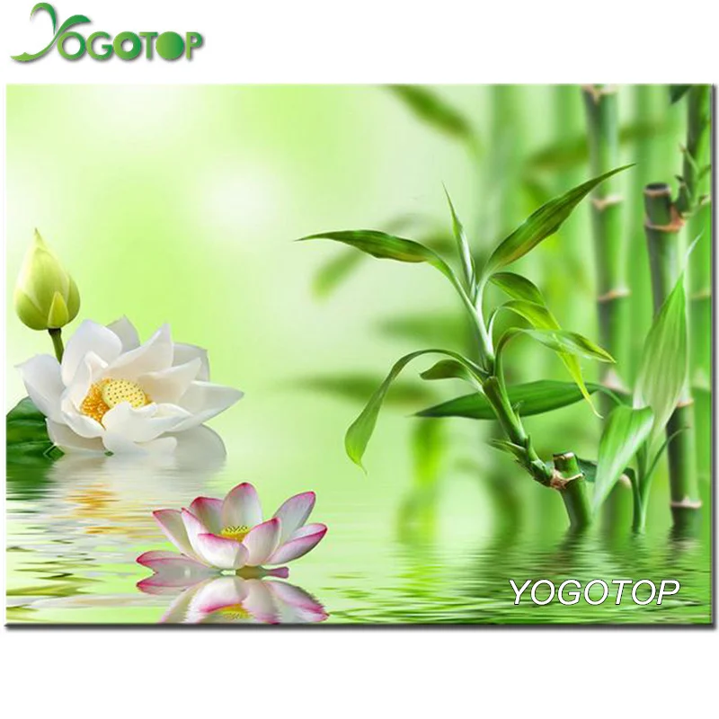 Full Square Round Drill 5D DIY Diamond Painting Lotus and Rich Bamboo diamond Embroidery Cross Stitch 5D Home Decor YY3426
Full Square Round Drill 5D DIY Diamond Painting Lotus and Rich Bamboo diamond Embroidery Cross Stitch 5D Home Decor YY3426
