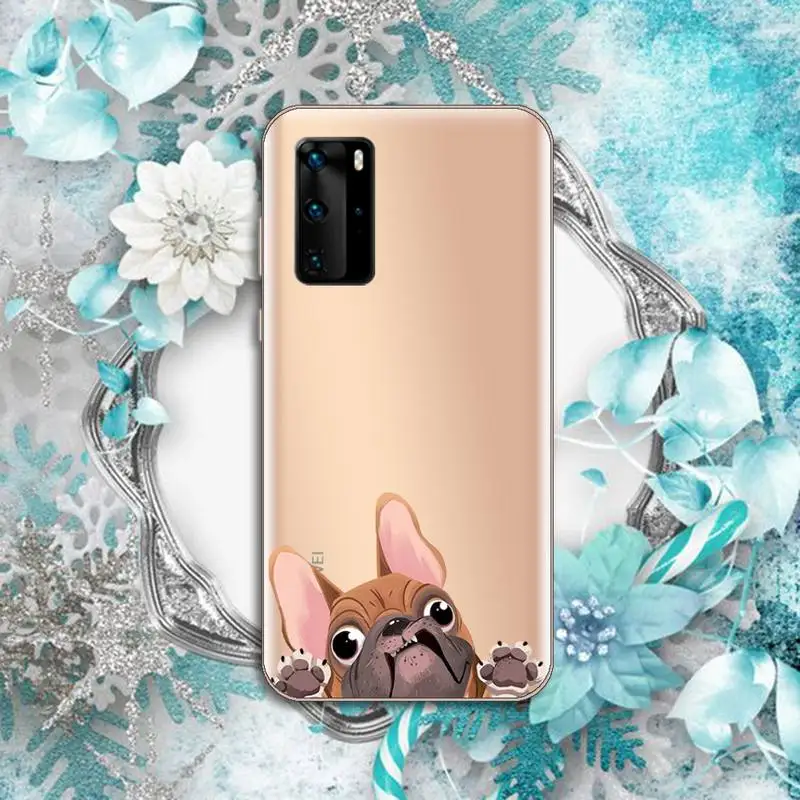 Cute cartoon animal French Bulldog Phone Case Transparent for Huawei P honor 8 10i 20 30 40 smart 2019
Cute cartoon animal French Bulldog Phone Case Transparent for Huawei P honor 8 10i 20 30 40 smart 2019