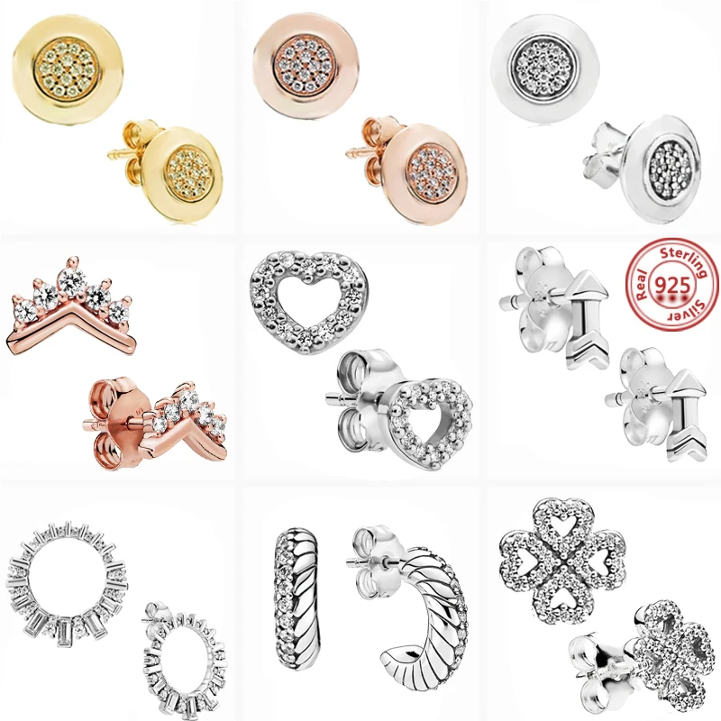 Женские круглые серьги-гвоздики из серебра 925 пробы 
Женские круглые серьги-гвоздики из серебра 925 пробы