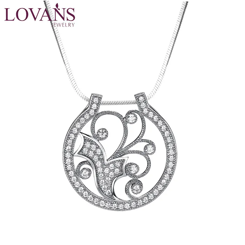 LOVANS Lady Silver Chain with Zirconia Hollow Pendant for Women Necklace for Wedding Fit Pandora 925 Original
LOVANS Lady Silver Chain with Zirconia Hollow Pendant for Women Necklace for Wedding Fit Pandora 925 Original