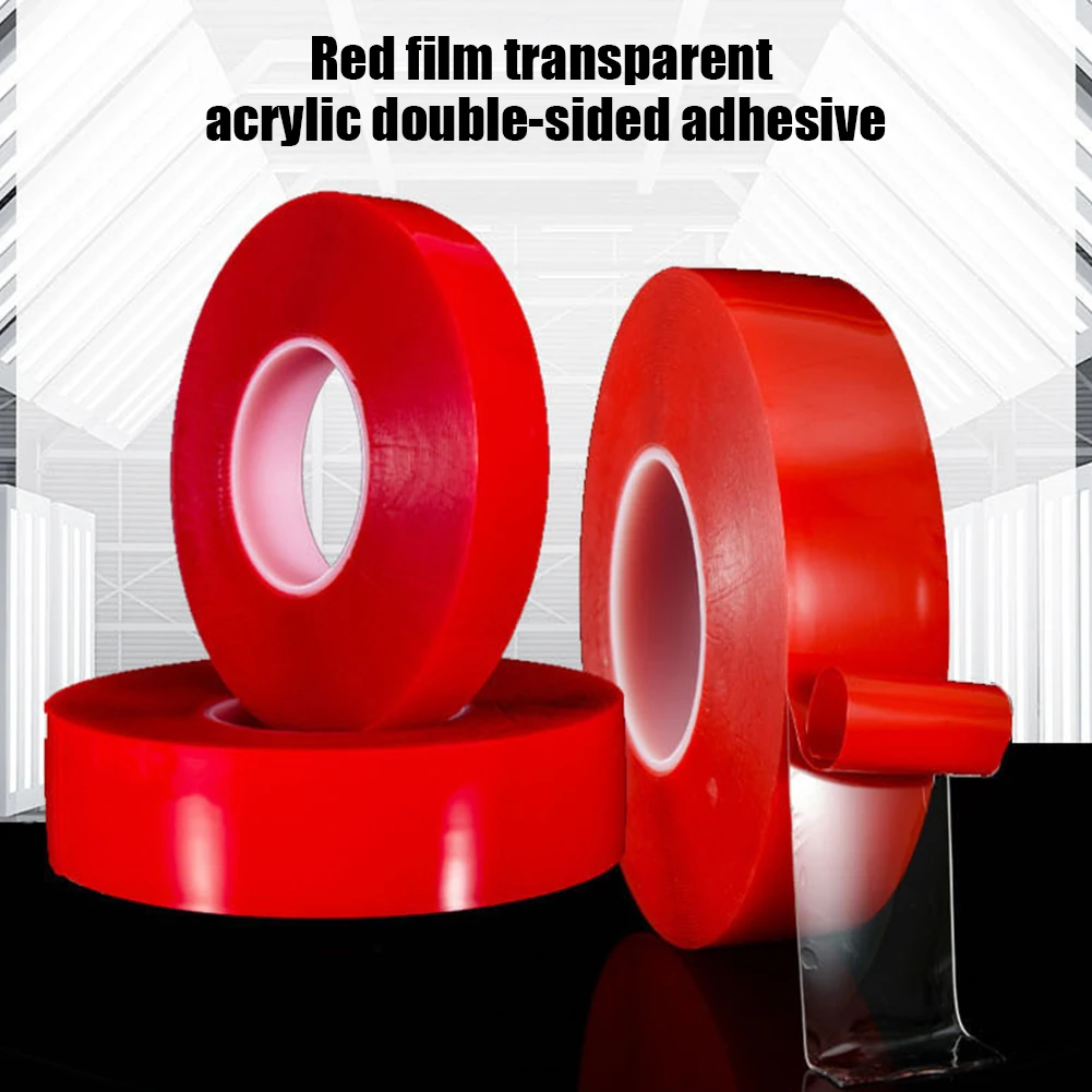 9.8/16.4ft Double-Side Tape Red Film Clear Acrylic Tape High Temperature Resistant Waterproof Auto Tape 1mm Thick Nano Tape Kit
9.8/16.4ft Double-Side Tape Red Film Clear Acrylic Tape High Temperature Resistant Waterproof Auto Tape 1mm Thick Nano Tape Kit