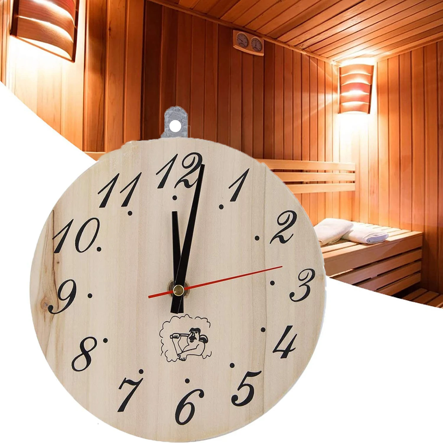 8 Inch Sauna Wooden Clock Sauna Timer Sauna Clock Wall Hanging Wooden Clock with Arabic Numerals for Sauna Room Room Decoration
8 Inch Sauna Wooden Clock Sauna Timer Sauna Clock Wall Hanging Wooden Clock with Arabic Numerals for Sauna Room Room Decoration